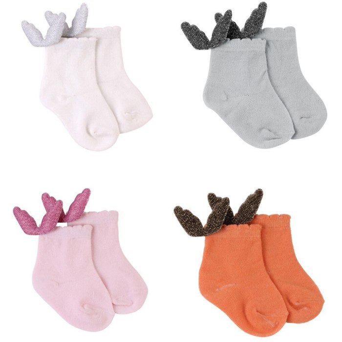 Baby Socks Air Conditioning Summer Cute Wing Cotton Baby Kids Girls Toddlers High Socks Newborn Princess Socks