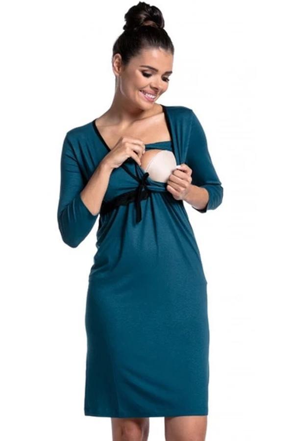 V-neck Pregnant Breastfeeding Nightgown Women Sleepwear