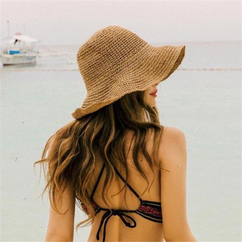 Women's Summer Sun Protection Plain Hat
