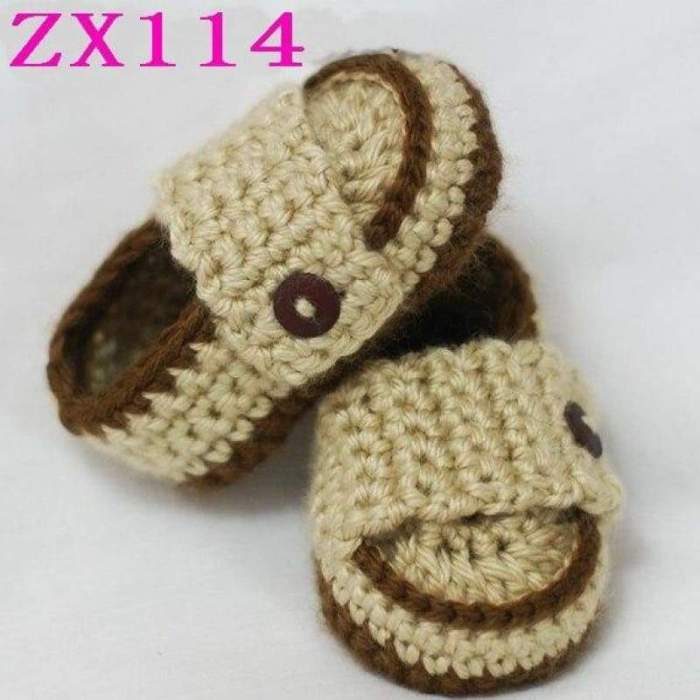 Baby Crochet Loafer Shoes 100% cotton (0-9 months)