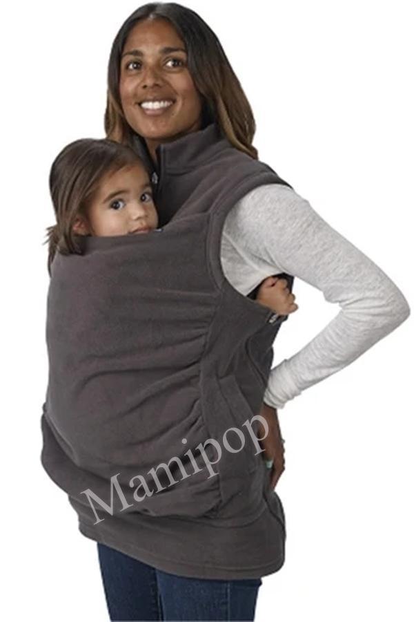 Maternity Clothes Multifunctional Kangaroo Sweater Baby Wear Sleeveless Jacket Vest