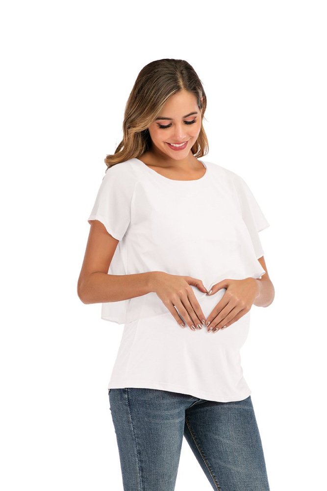 2020 New Women's Top T-shirt Pregnant women's Summer Nursing Clothes