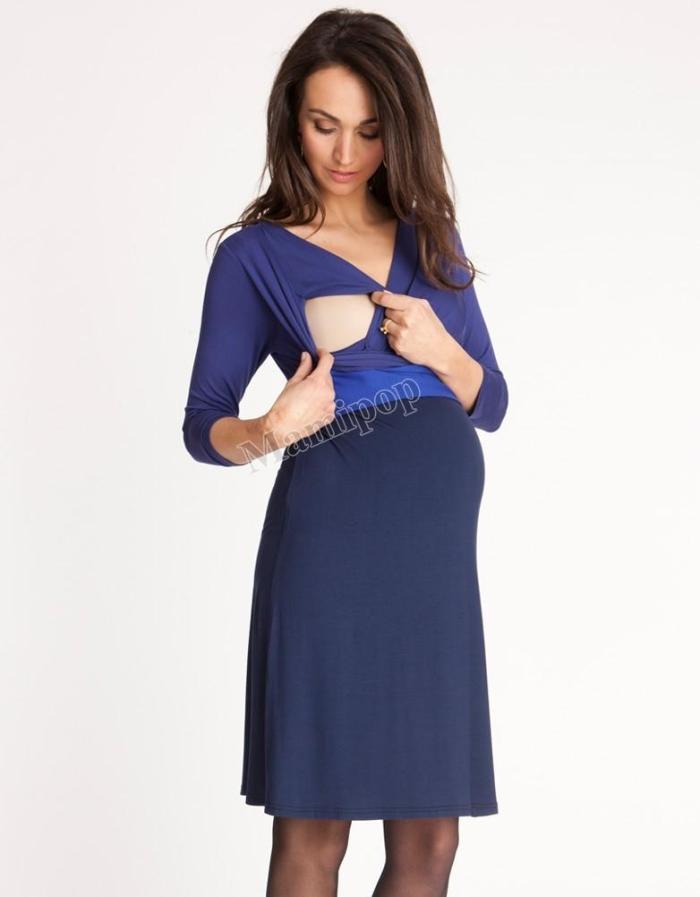 2020 The Elegant Breastfeeding Dress with long Sleeve