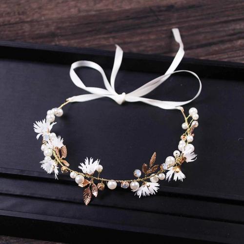 Simple Small Daisy Crystal Twisted Bead Hair Accessories Headwear