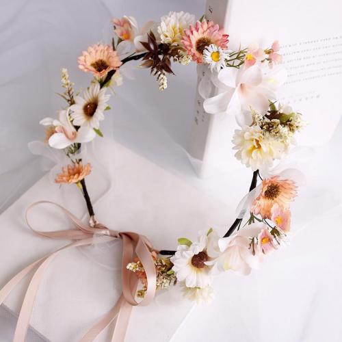 Brisk floral daisy headband headwear wedding headwear