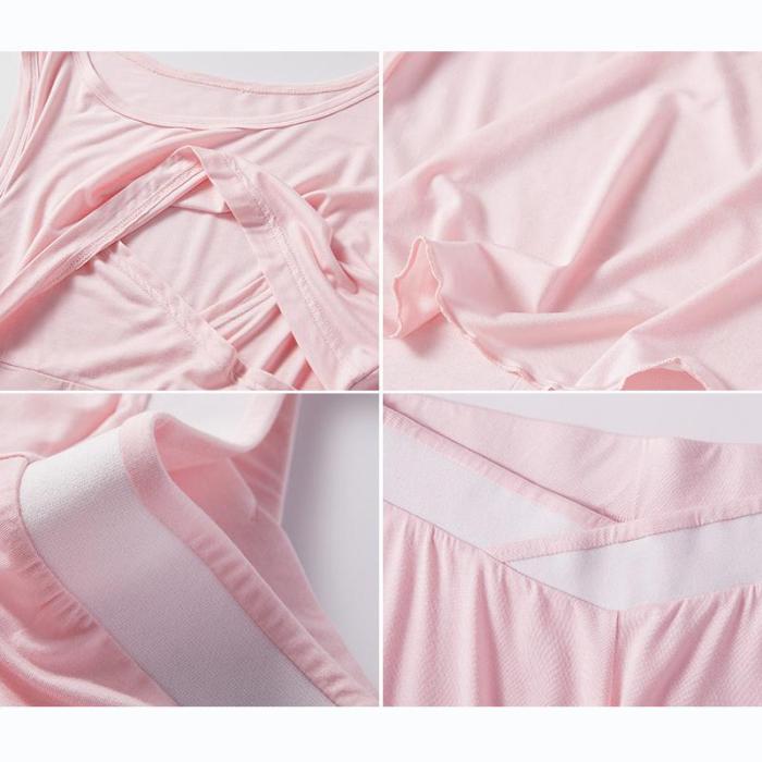 Breastfeeding Pajamas Set for Pregnant Women