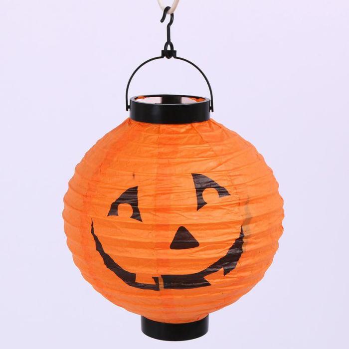 Halloween ornament pumpkin paper lantern