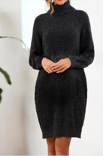 Maternity Loose Long Knit Sweater Dress