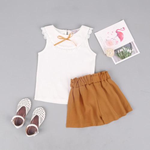 Summer  girls set fashion  shorts two-piece set