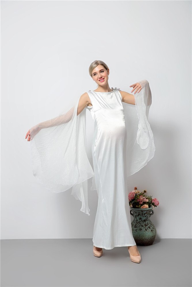 Voile Gowns  Maternity Dress for Photo Shoot