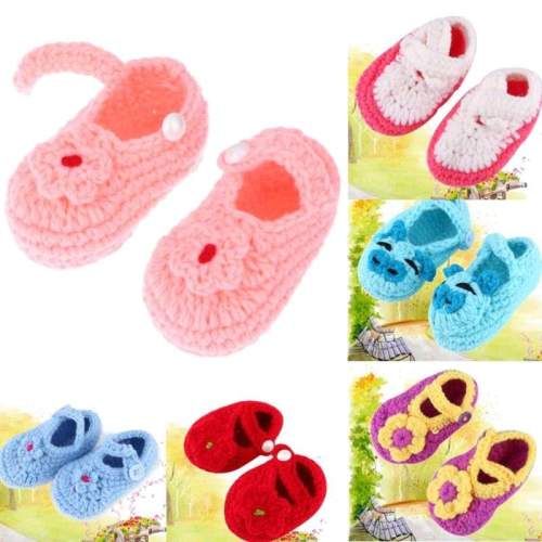 Crochet Baby Shoes Casual Crib Shoes