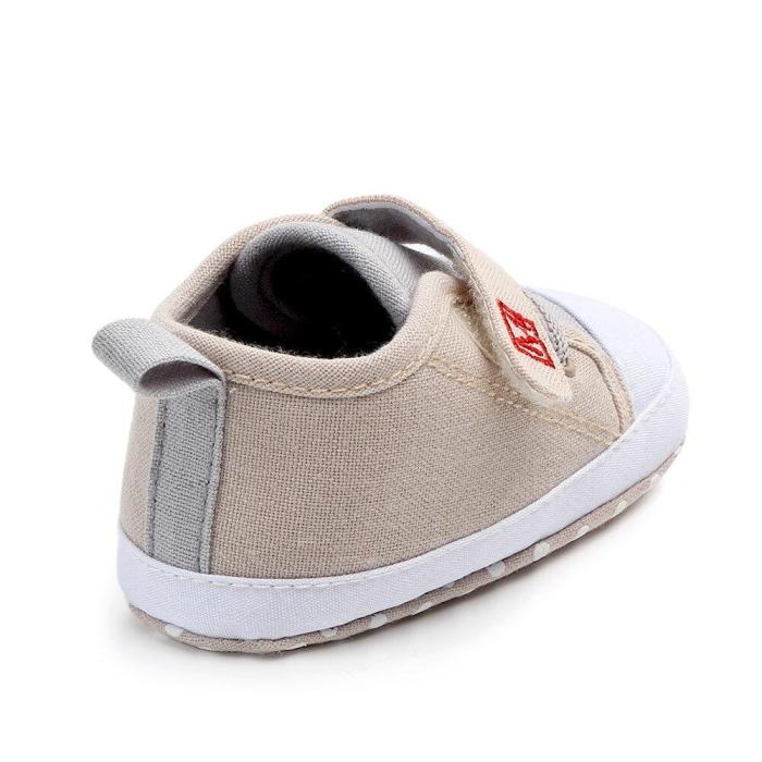 Fashion Baby Shoes Newborn Baby Shoes Girls Boys  Canvas Letter First Walker Soft Sole Shoes