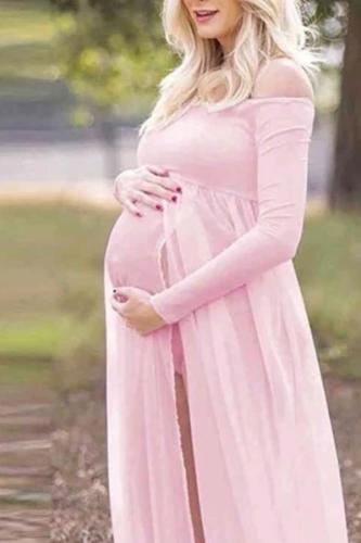 Sexy Strapless Maternity Dress