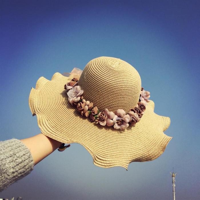 Summer Sun Protection Visor Holiday Shower Hat Beach Beach Hat Tide