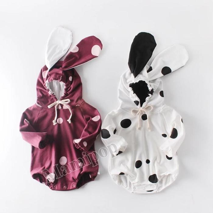 Big Ears Round Baby Clothes Jumpsuit Climbing khaki  Romper