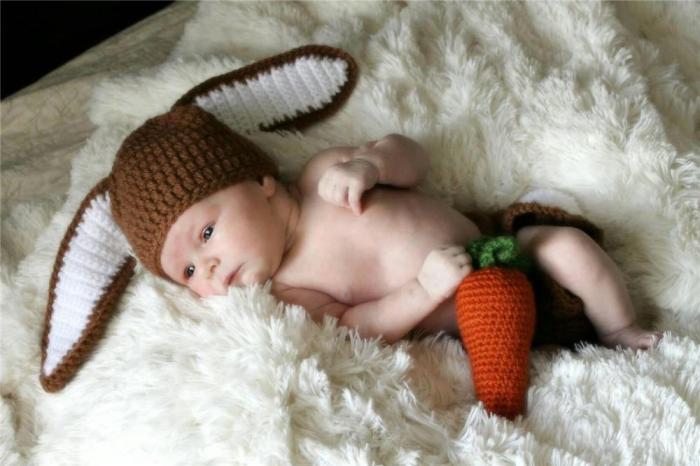 Crochet Newborn Baby Photography Props Costume
