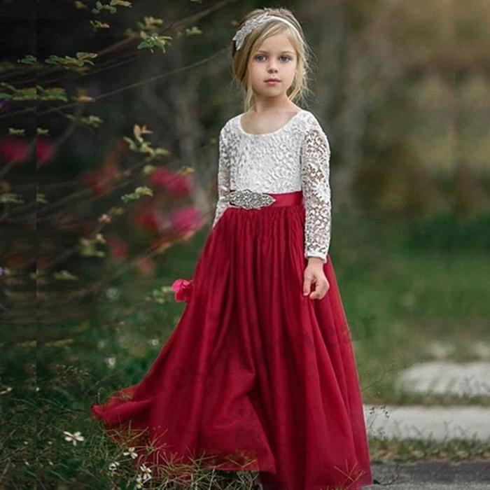 Children's dress Princess Dress Small host performance dress Piano Competition dress birthday princess dress