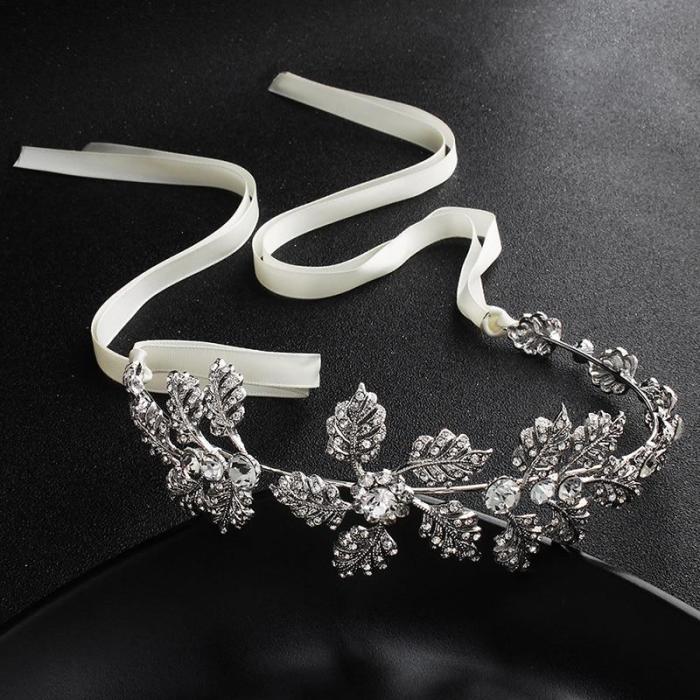 Alloy Leaf Headband Wedding and Photography Hair Accessories