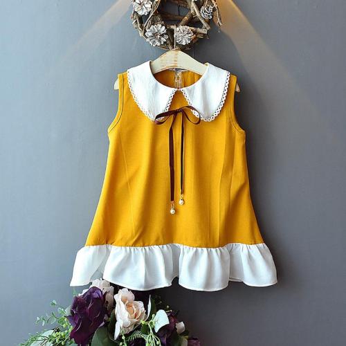 Children's Summer  Sleeveless Vest Skirt  Princess Skirt