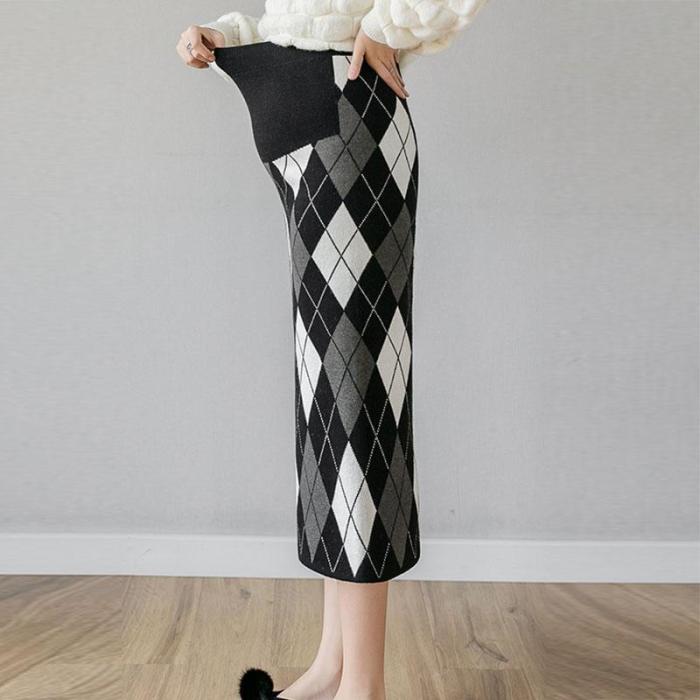 Maternity Fashion Colouring Hip Skirt