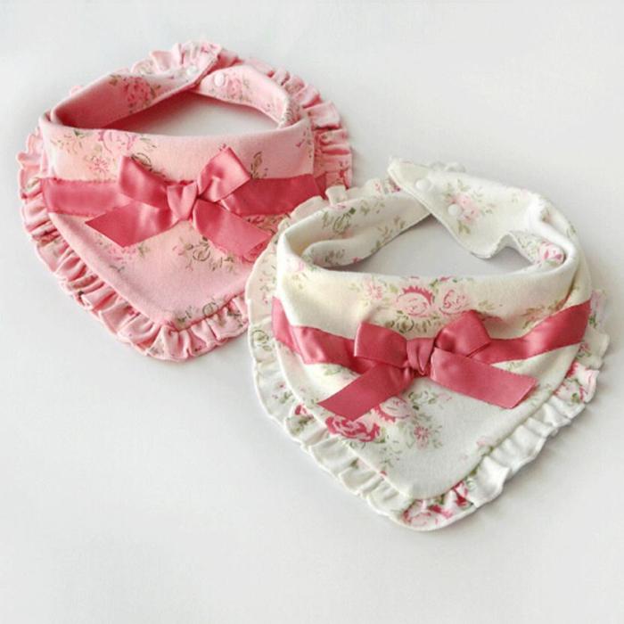 Baby Bibs Towel Clothes Bib Baby Newborn Infants Kids Toddler Floral Print Soft Bibs Saliva Towel
