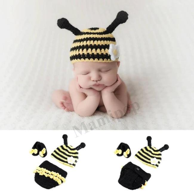 Newborn Baby Crochet Knit Costume Prop Outfits Photo Photography