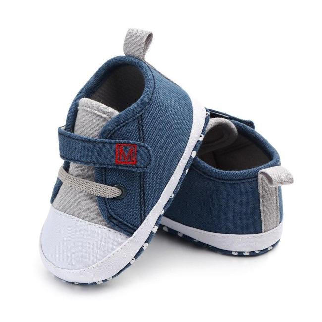 Fashion Baby Shoes Newborn Baby Shoes Girls Boys  Canvas Letter First Walker Soft Sole Shoes