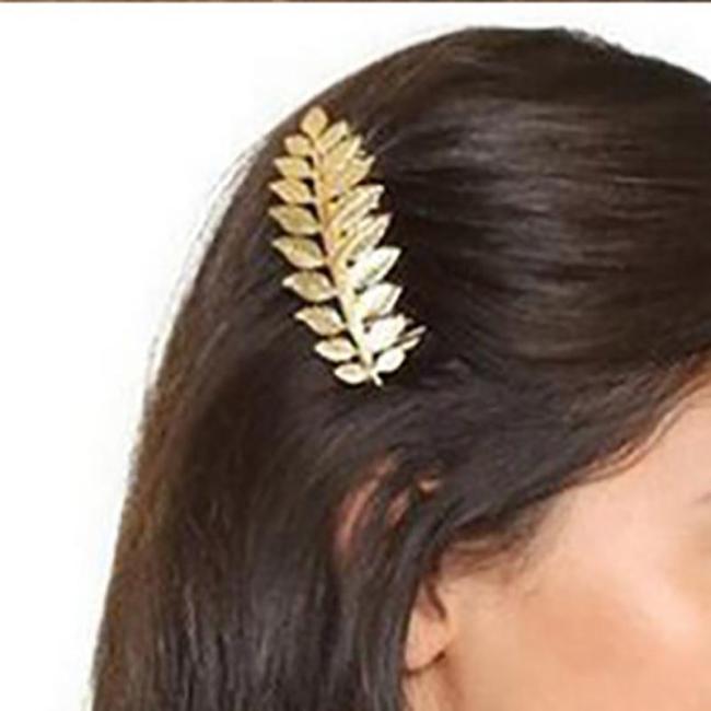Metal leaf hairpin clip Headwear