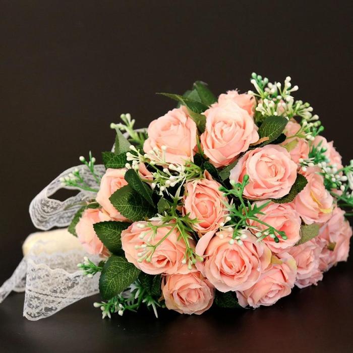 Artificial wreath garland Wedding road lead flower Rose