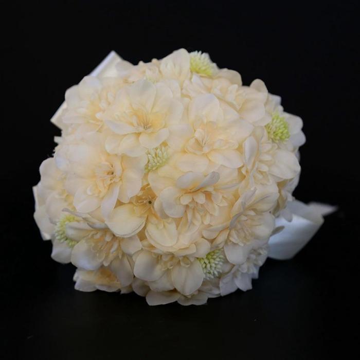 Big Artificial Rose Flowers Wedding Bride Bouquet Wreath Fake Rose Flowers DIY Home Flower Decorations