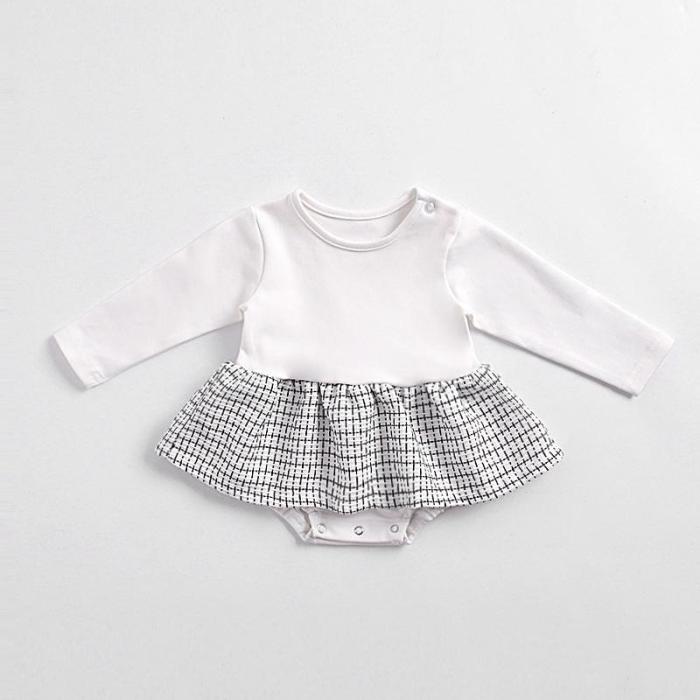0-2-year-old Girl Baby Princess Temperament Long Sleeve Cardigan + Hami Skirt