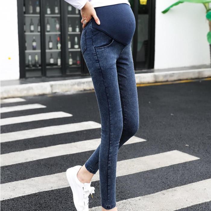 Pregnancy Skinny Trousers Stylish Ladies Over The Pants