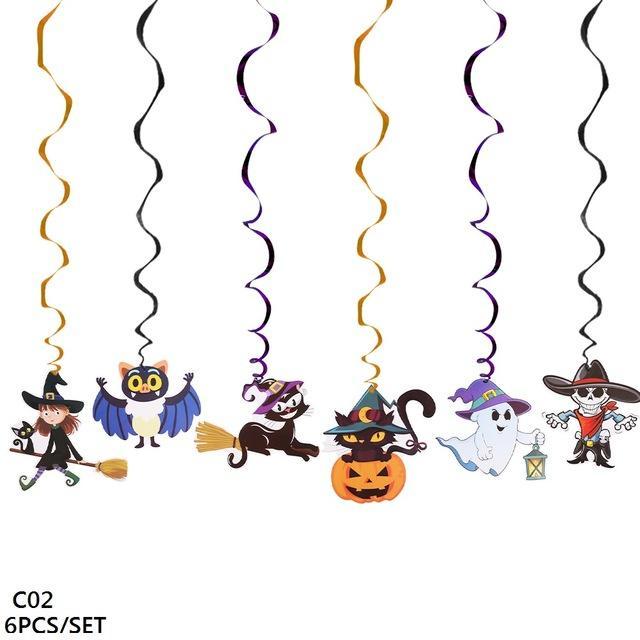 Ceiling Hanging Swirl Decoration Halloween Party Decoration