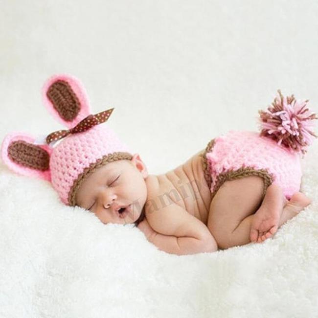 Cute Bunny Baby Photography Sets Children's Photo Props