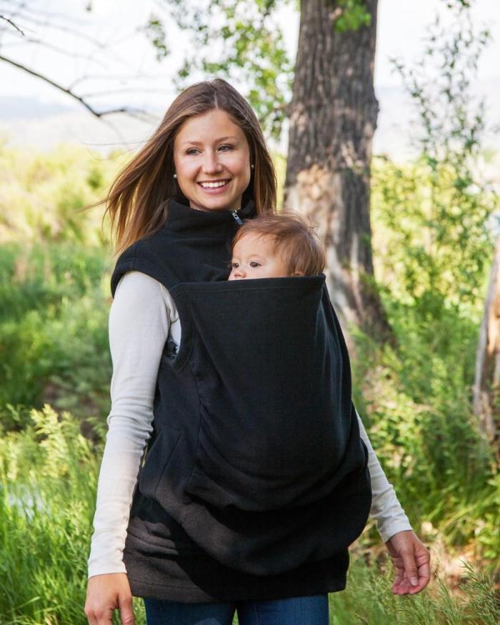 Maternity Clothes Multifunctional Kangaroo Sweater Baby Wear Sleeveless Jacket Vest