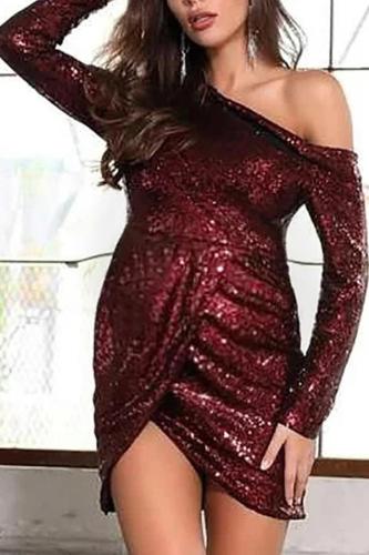 Maternity Sexy Off-the-shoulder Bodycon Dress