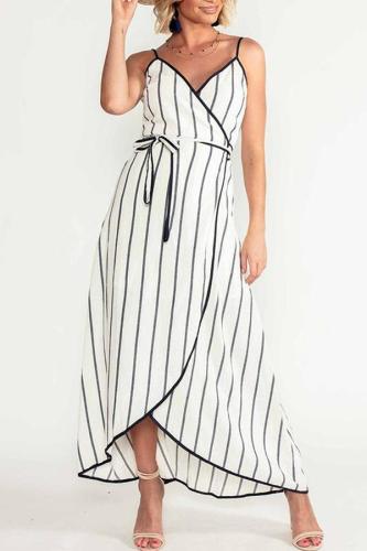 Maternity Stripe Maxi Dress