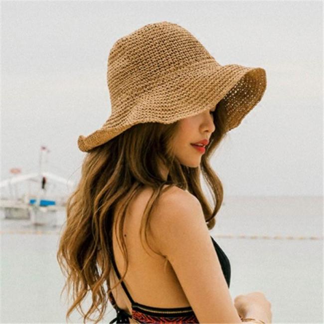 Women's Summer Sun Protection Plain Hat