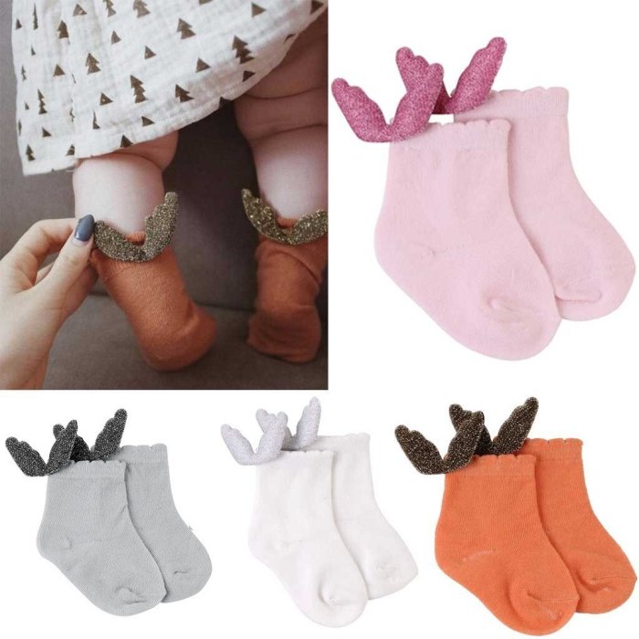 Baby Socks Air Conditioning Summer Cute Wing Cotton Baby Kids Girls Toddlers High Socks Newborn Princess Socks