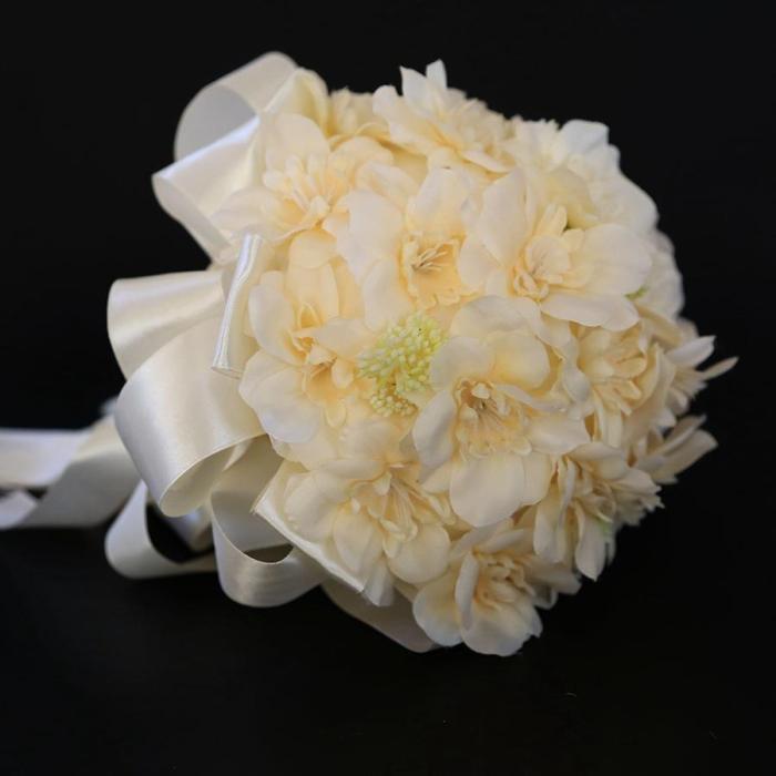 Big Artificial Rose Flowers Wedding Bride Bouquet Wreath Fake Rose Flowers DIY Home Flower Decorations
