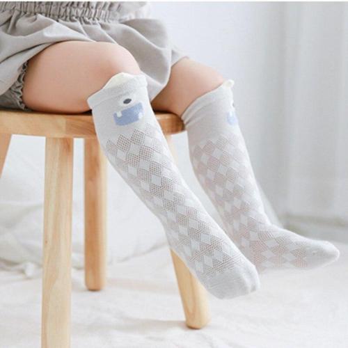 Baby Girl Cute Socks Candy Color Cotton Long Socks Party Infant Children Soft Crib Leg Warmer