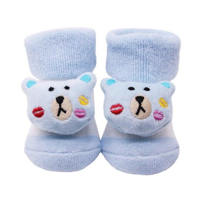0-12M Cotton Newborn Baby Socks Autumn Baby Boy Girl  Floor Socks