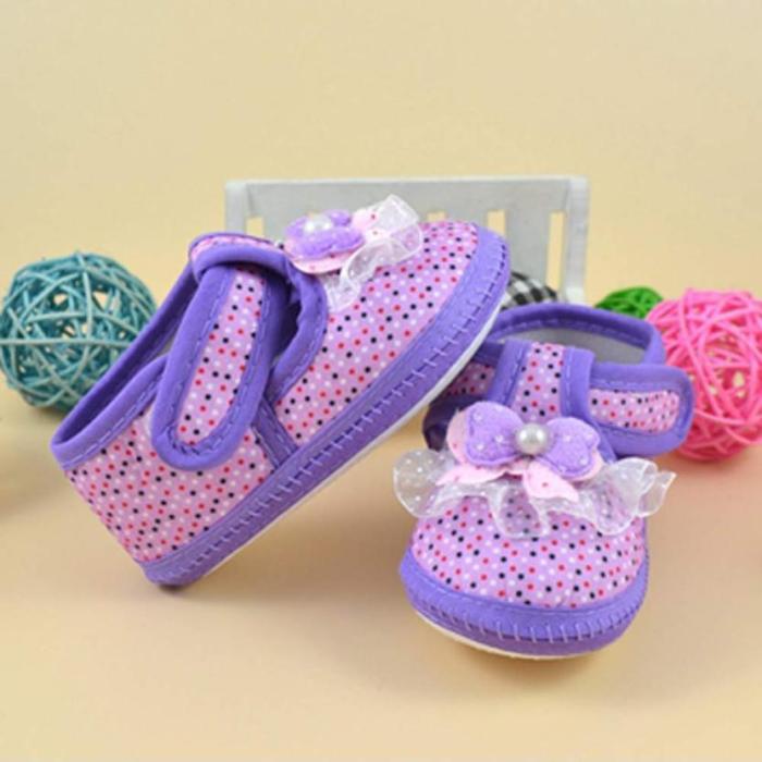 Baby Shoes  Girl Boy Soft  Crib shoes Newborn Sole Crib Toddler  Cloth Sneaker  Shoes
