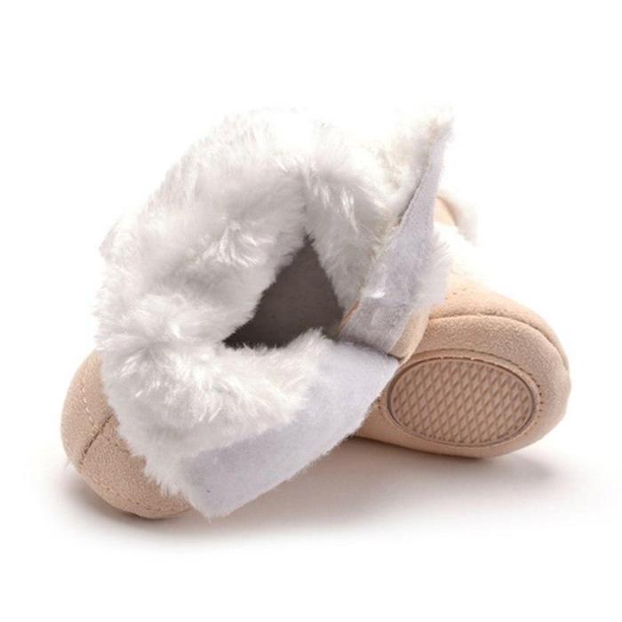 Winter Baby Boots Soft Plush Ball for Infant girls Anti Slip Snow Boot