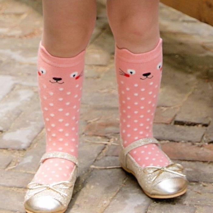Kids Baby Boys Girls Knee High Stocking Cute Animal Pattern School Cotton Stockings Leg Warmers 0-3T