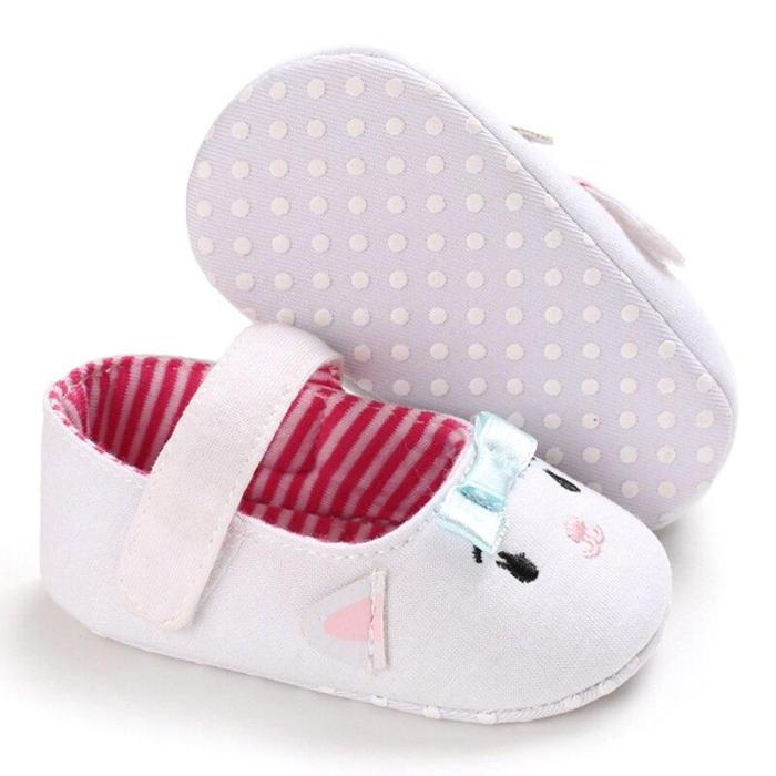 Newborn girls Cute Cartoon Cat soft sole comfortable toddler shoes Infant Cotton first walker