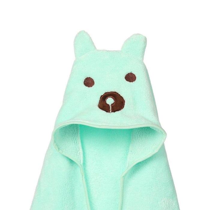 Cute Baby Towel Hooded Bathrobe Soft Infant Newborn Towel Animal Baby Blanket Cartoon Baby Bath Towel
