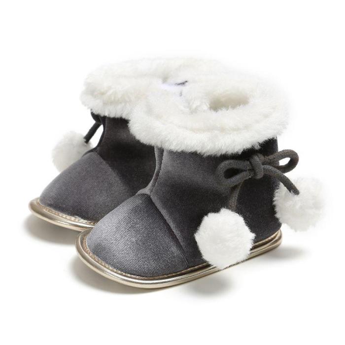 Winter Baby Shoes Boots Infants Warm Shoes Faux Wool Girls Baby Booties Sheepskin Boy Baby Boots Newborn Shoes