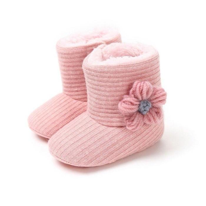 Newborn Toddler Warm Boots Winter First Walkers baby Girls Boys Shoes Soft Sole Fur Snow Prewalker Booties for 0-18M