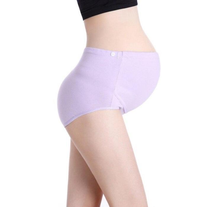 Breathable Pregnant Women's Maternity Panties Dots Print Adjustable Briefs For Pregnancy Underwear High Quality